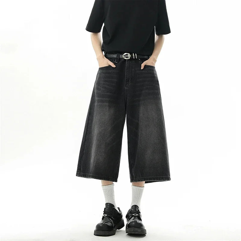 AmpUp Men's Baggy Denim Jorts