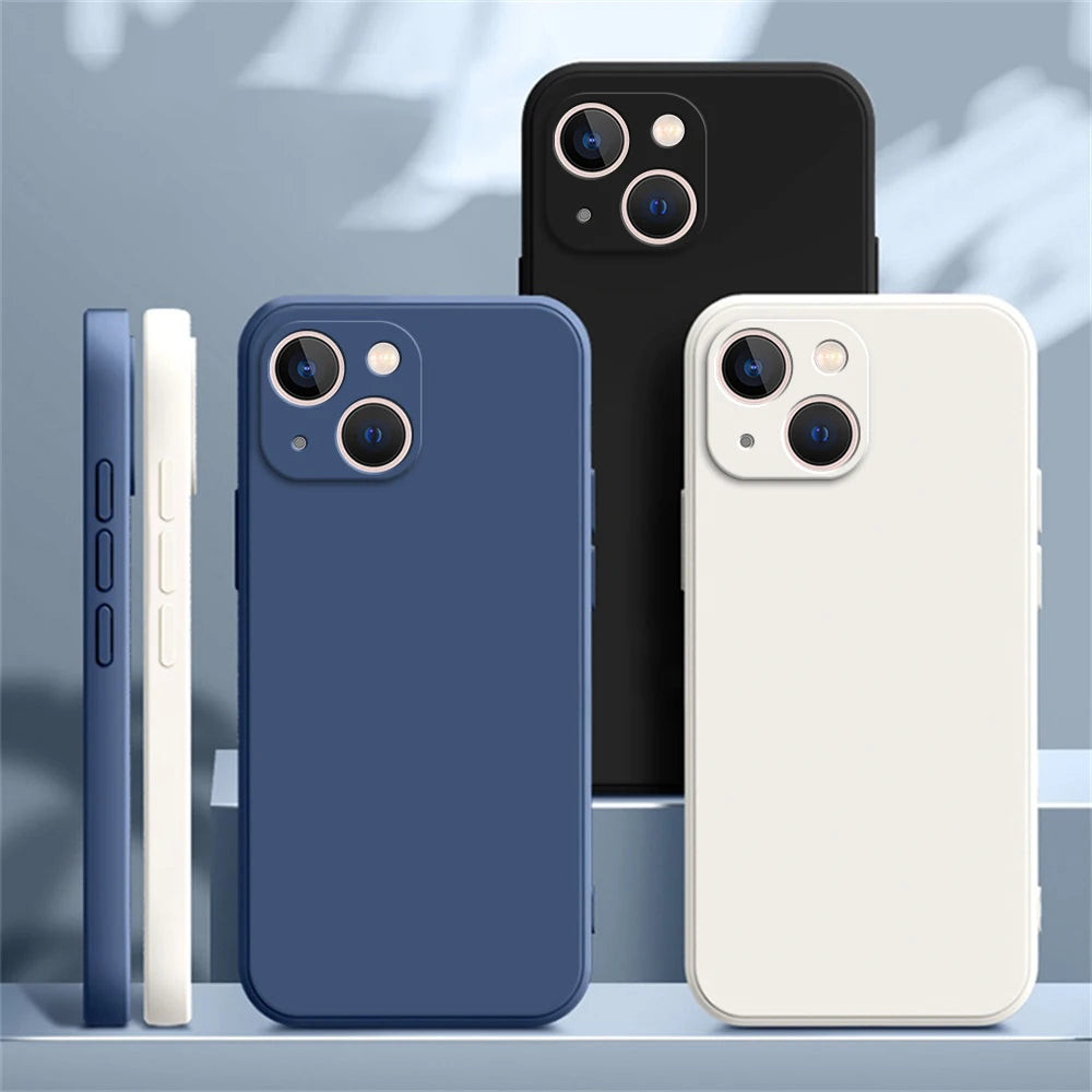 Silicone Phone Case for iPhone 11–14
