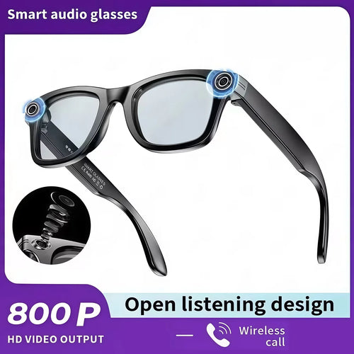 AI Smart Video Glasses with Camera and Photo Capabilities