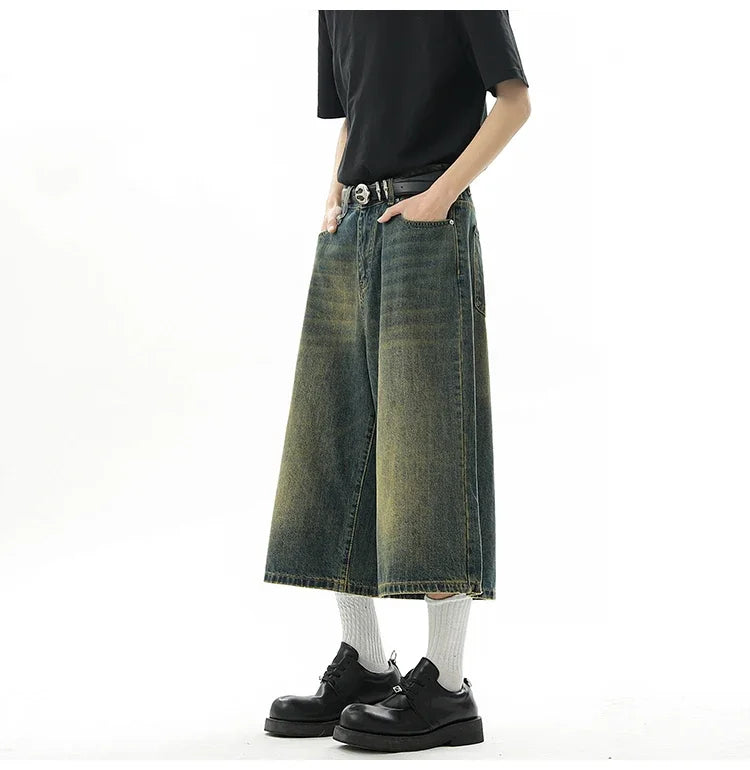 AmpUp Men's Baggy Denim Jorts
