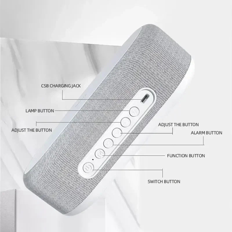 AmpUp Wireless Charger Alarm Clock