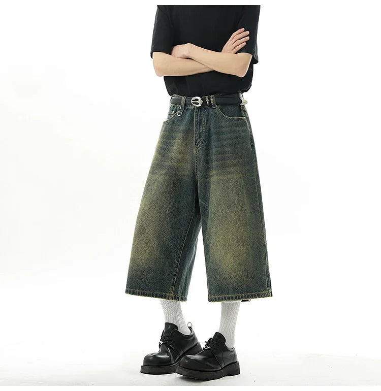 AmpUp Men's Baggy Denim Jorts