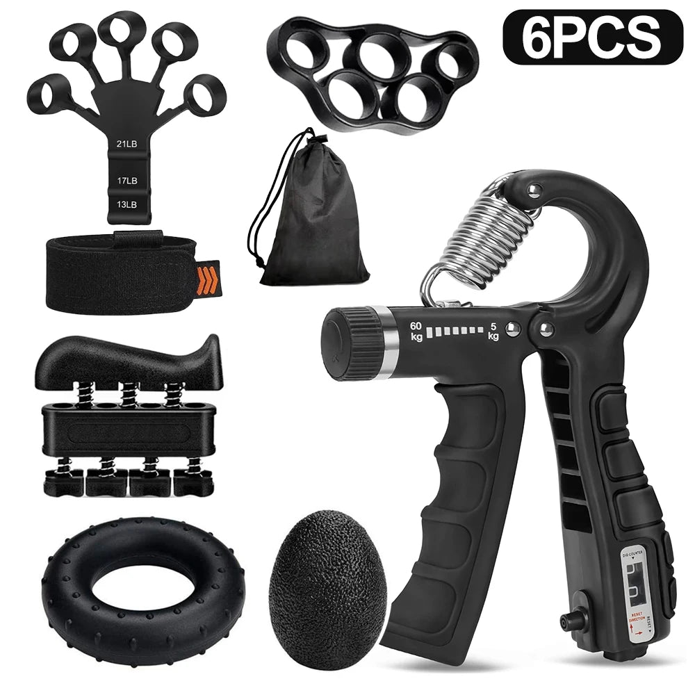 AmpUp Adjustable Hand Gripper Fitness Training Set