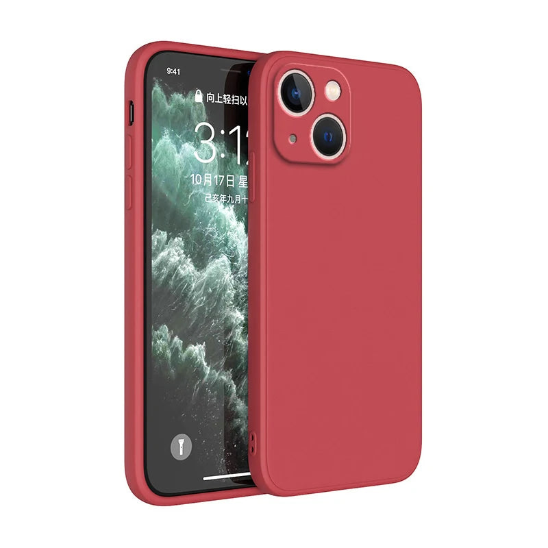 Silicone Phone Case for iPhone 11–14