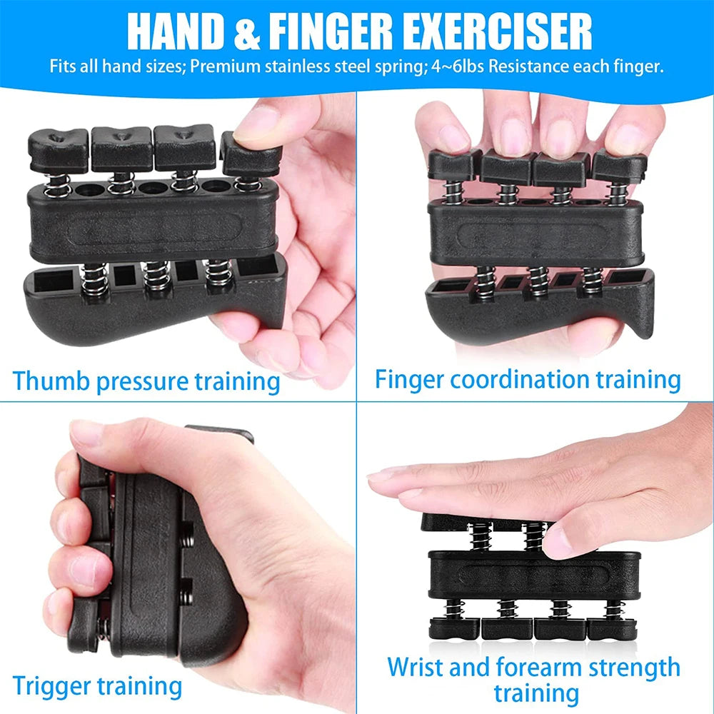AmpUp Adjustable Hand Gripper Fitness Training Set