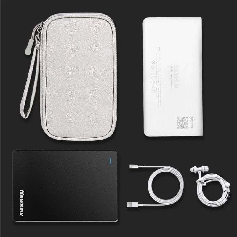 Portable Cable Organizer Waterproof Storage Bag