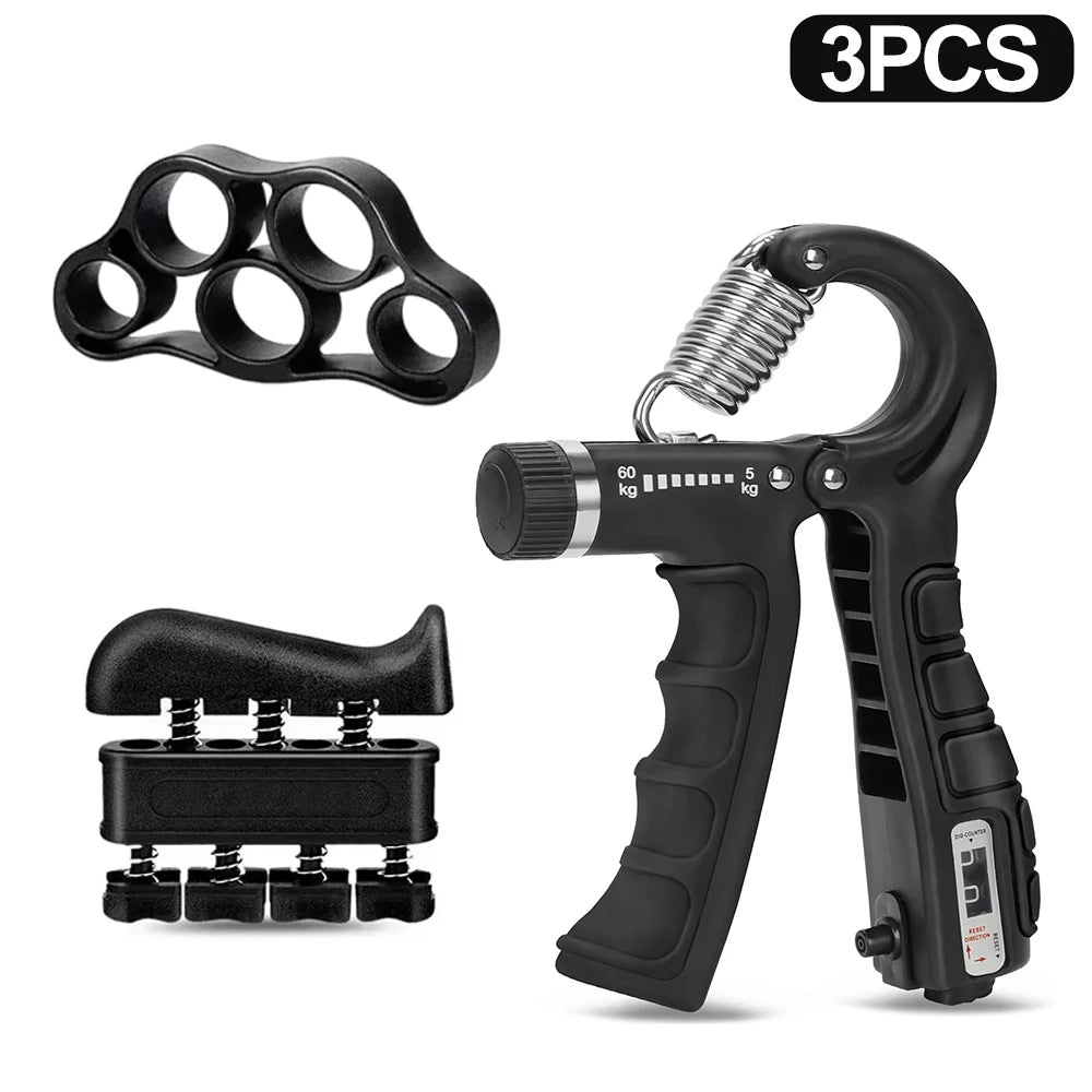 AmpUp Adjustable Hand Gripper Fitness Training Set