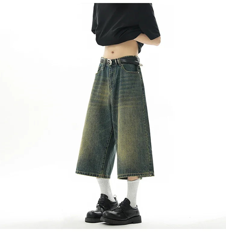 AmpUp Men's Baggy Denim Jorts