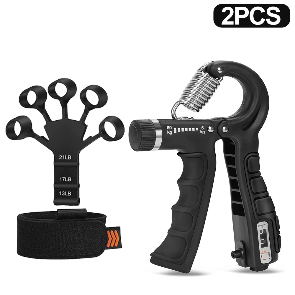 AmpUp Adjustable Hand Gripper Fitness Training Set