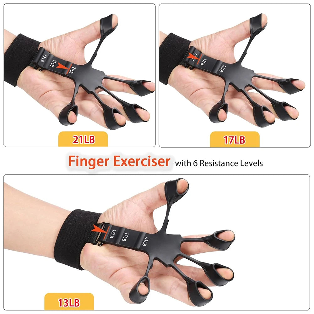 AmpUp Adjustable Hand Gripper Fitness Training Set