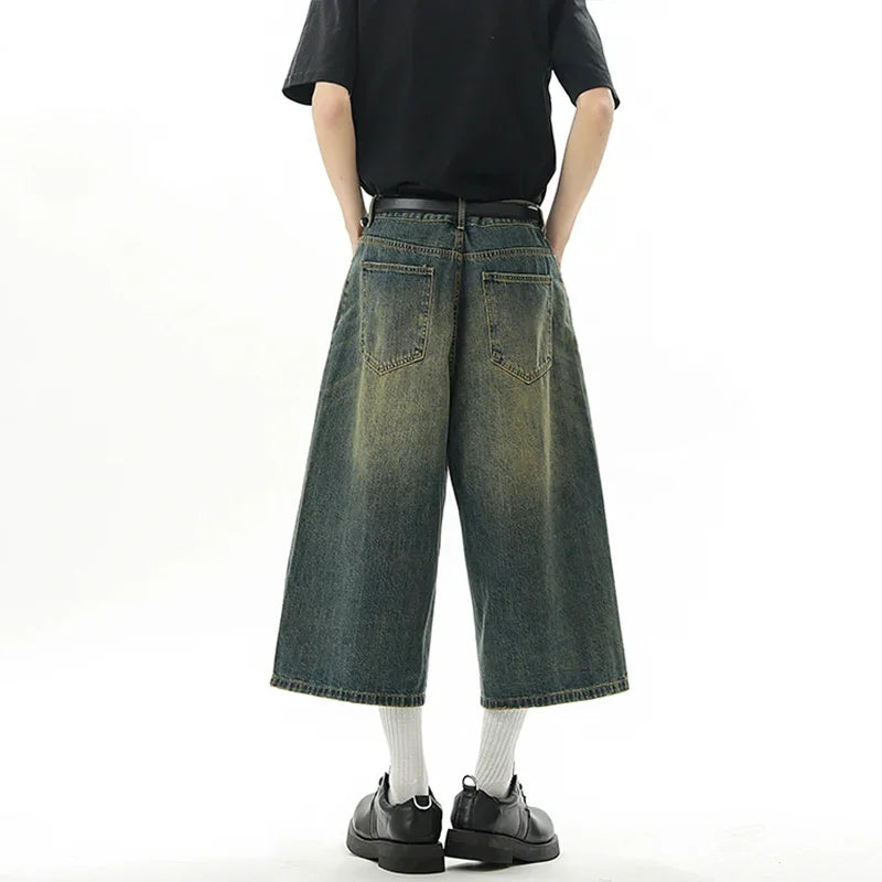 AmpUp Men's Baggy Denim Jorts