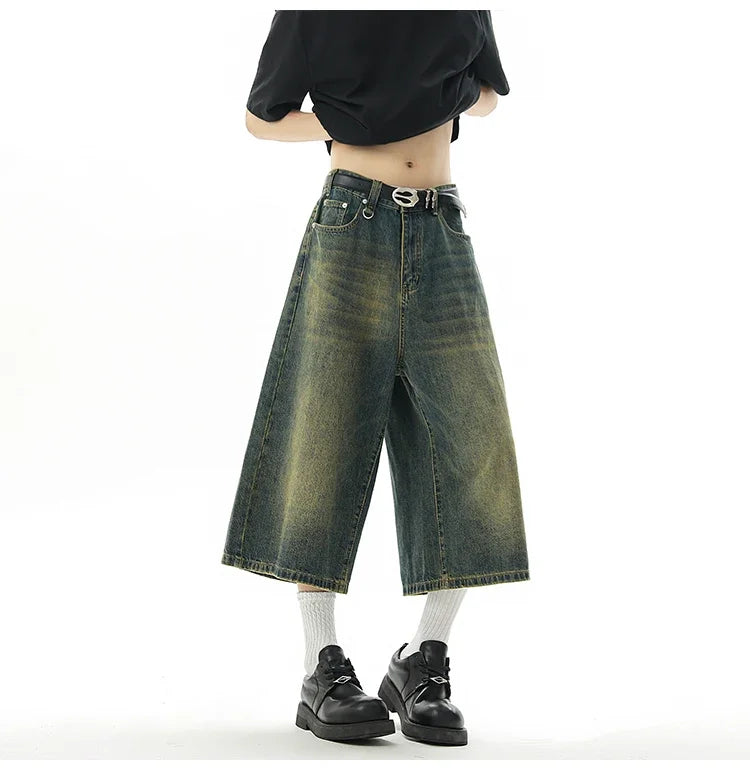 AmpUp Men's Baggy Denim Jorts
