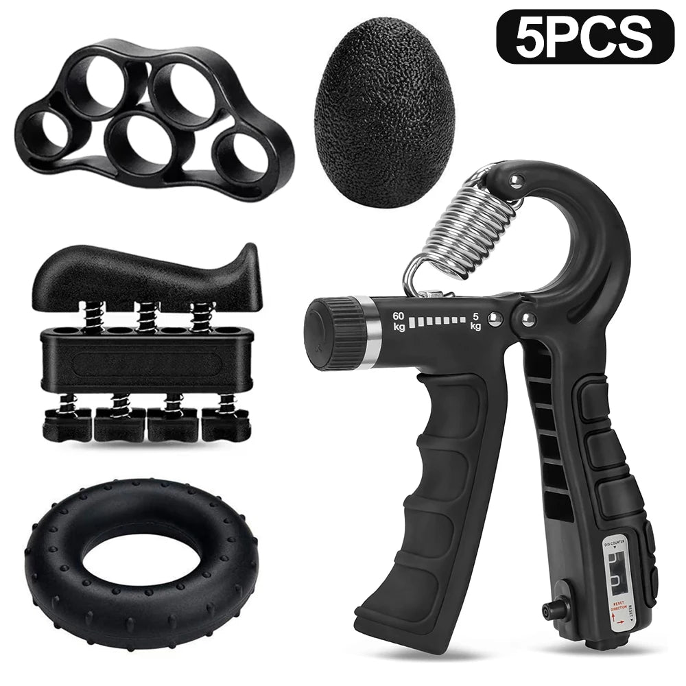 AmpUp Adjustable Hand Gripper Fitness Training Set