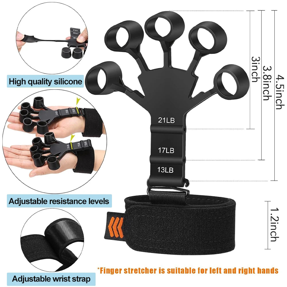 AmpUp Adjustable Hand Gripper Fitness Training Set