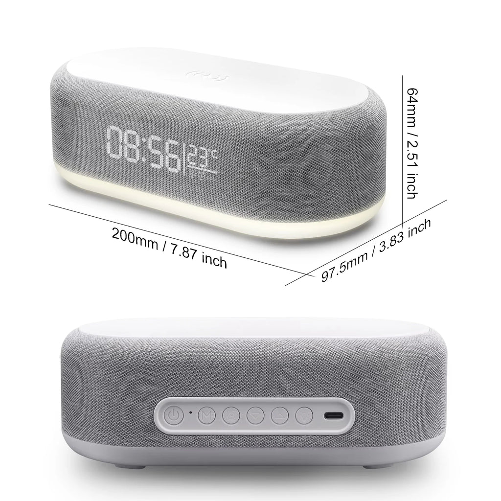 AmpUp Wireless Charger Alarm Clock