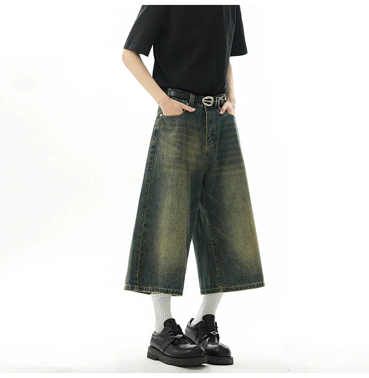 AmpUp Men's Baggy Denim Jorts